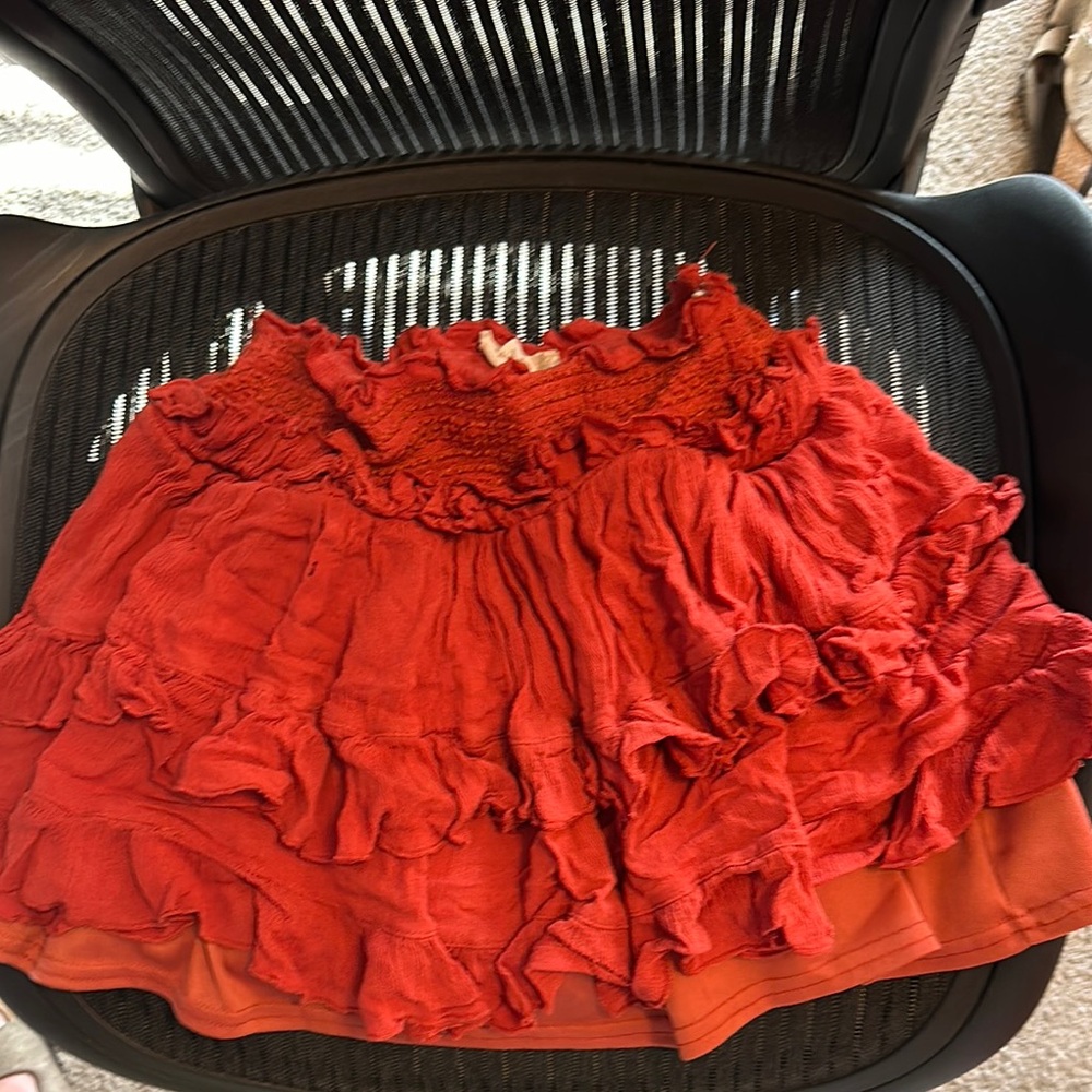 Red Women's Skirt